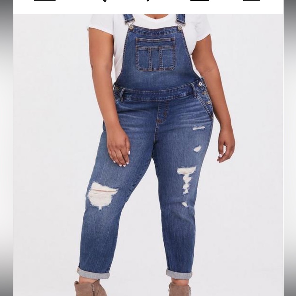 Torrid Denim Overalls